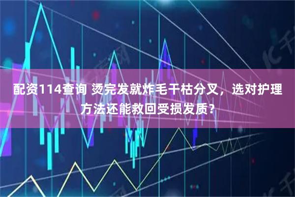 配资114查询 烫完发就炸毛干枯分叉，选对护理方法还能救回受损发质？